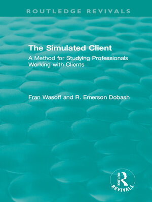 cover image of The Simulated Client (1996)